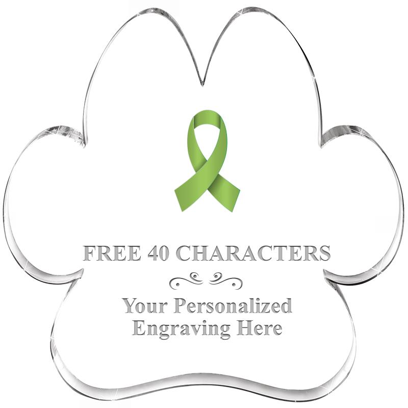 5.8" PAW PRINT ACRYLIC