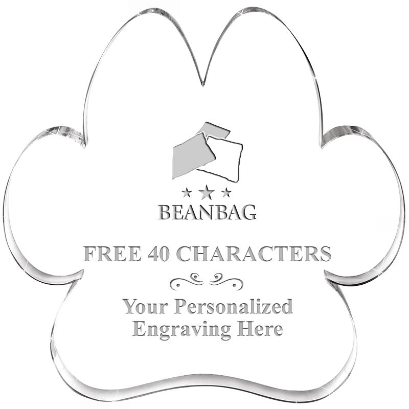 5.8" PAW PRINT ACRYLIC