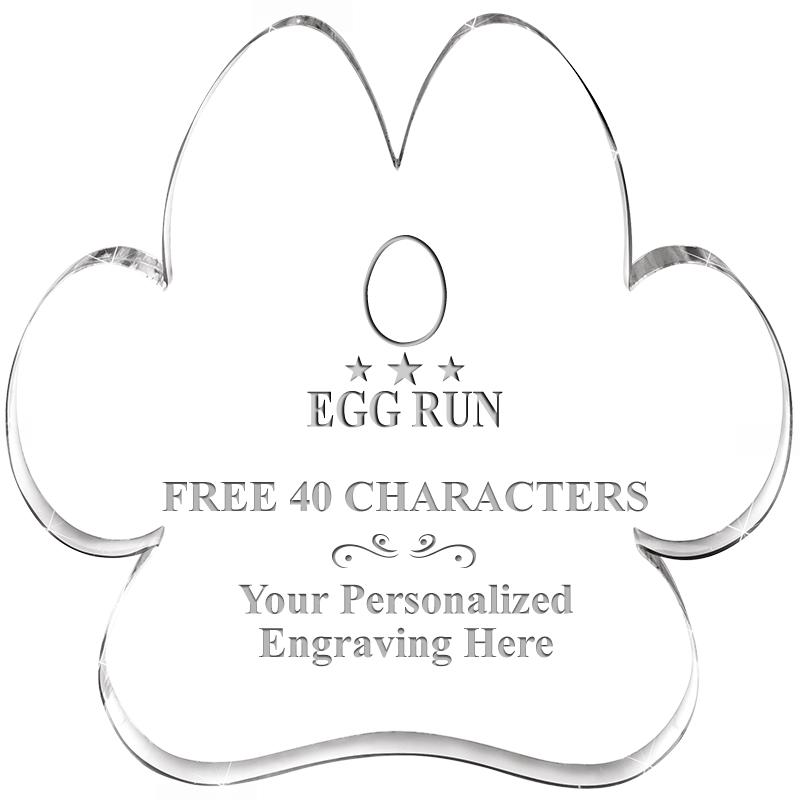 5.8" PAW PRINT ACRYLIC