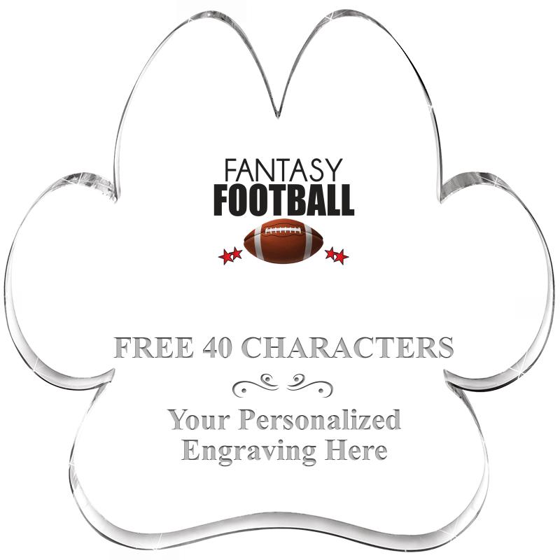 5.8" PAW PRINT ACRYLIC