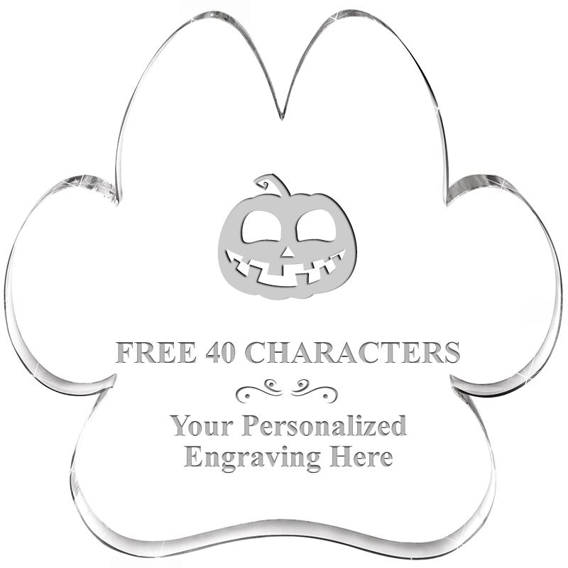 5.8" PAW PRINT ACRYLIC