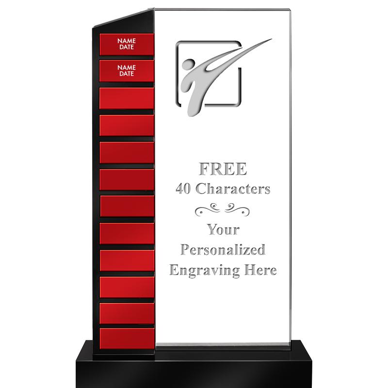 12.5" PERPETUAL ACR RED PLT