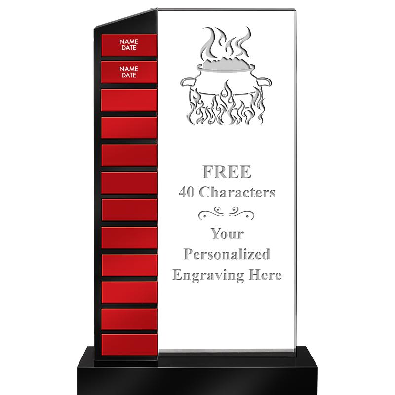 12.5" PERPETUAL ACR RED PLT