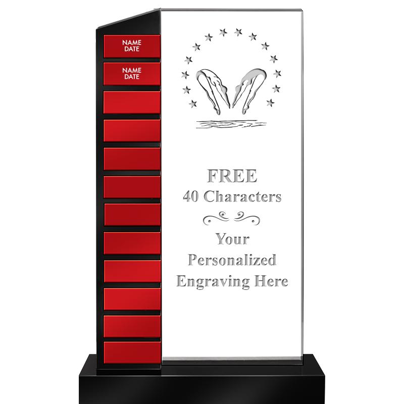 12.5" PERPETUAL ACR RED PLT