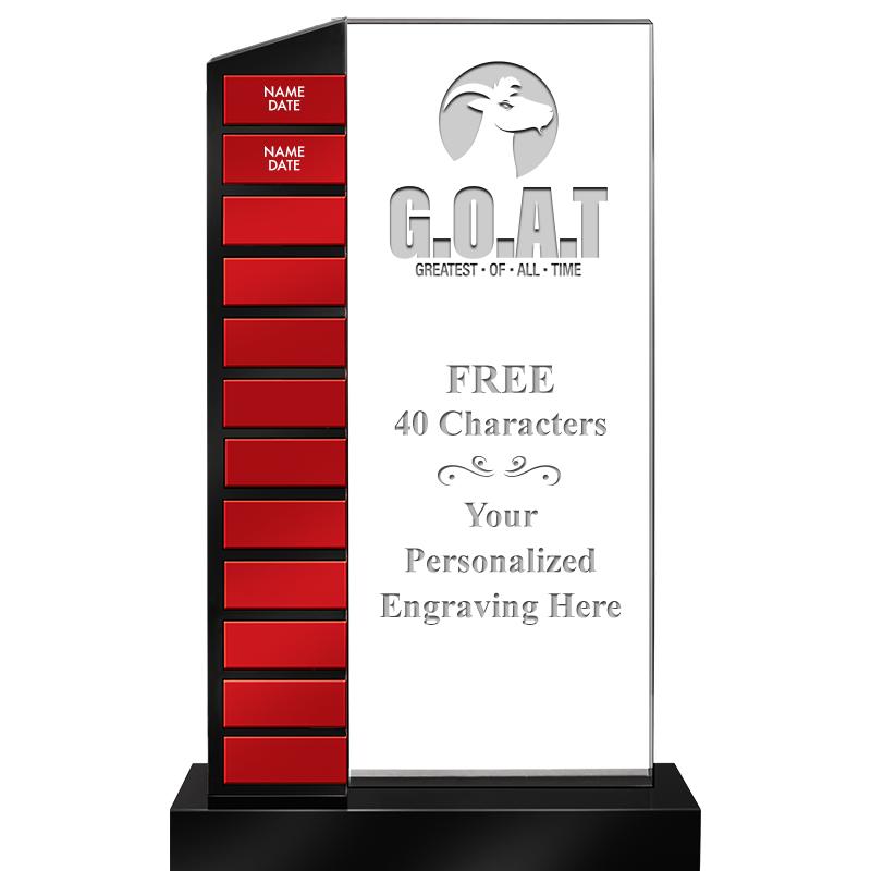 12.5" PERPETUAL ACR RED PLT