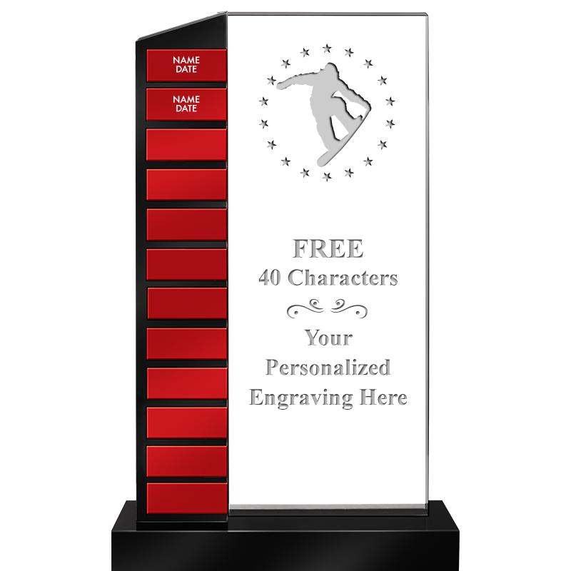 12.5" PERPETUAL ACR RED PLT