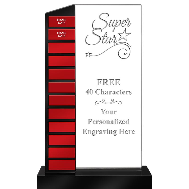 12.5" PERPETUAL ACR RED PLT