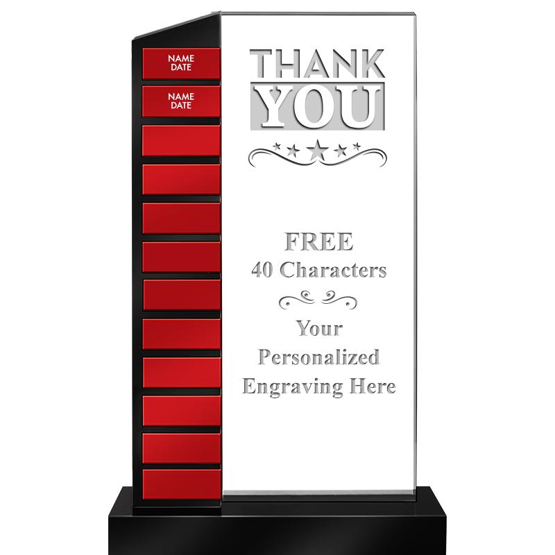 12.5" PERPETUAL ACR RED PLT