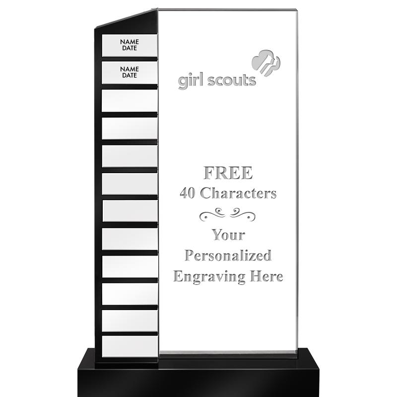 12.5" PERPETUAL ACR WHITE PLT