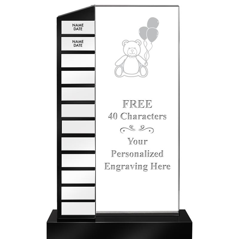 12.5" PERPETUAL ACR WHITE PLT