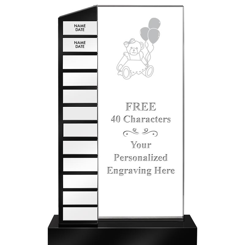 12.5" PERPETUAL ACR WHITE PLT