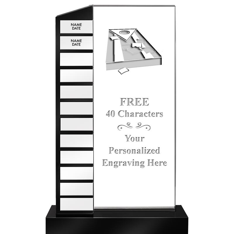 12.5" PERPETUAL ACR WHITE PLT