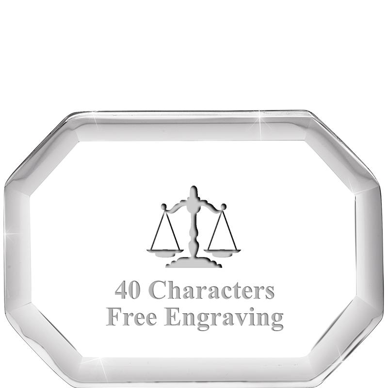 2-1/2" BEVELED OCTAGON PWEIGHT