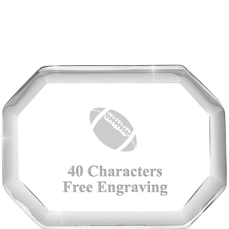 2-1/2" BEVELED OCTAGON PWEIGHT