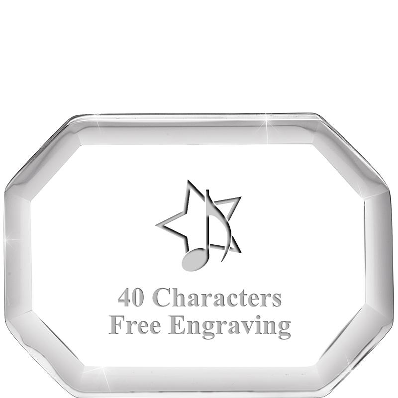 2-1/2" BEVELED OCTAGON PWEIGHT