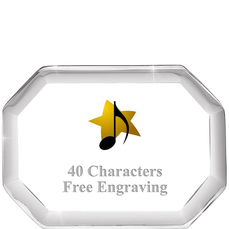 2-1/2" BEVELED OCTAGON PWEIGHT