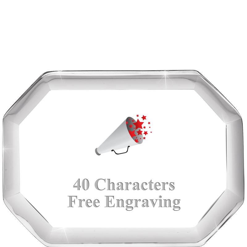 2-1/2" BEVELED OCTAGON PWEIGHT