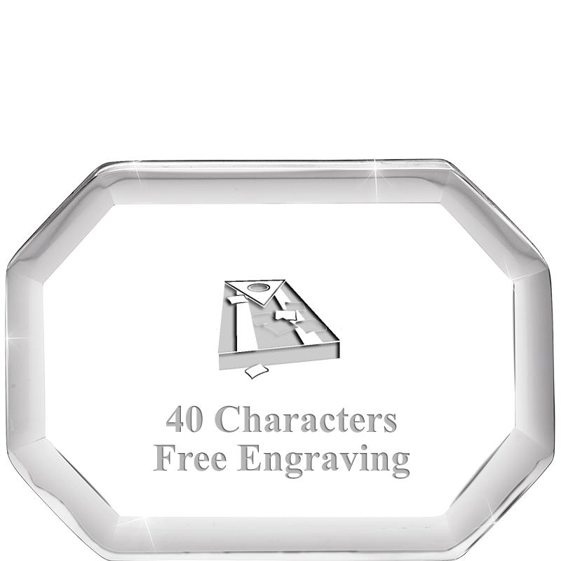 2-1/2" BEVELED OCTAGON PWEIGHT