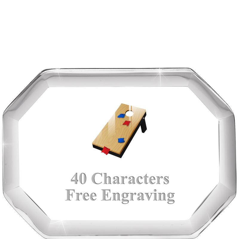 2-1/2" BEVELED OCTAGON PWEIGHT