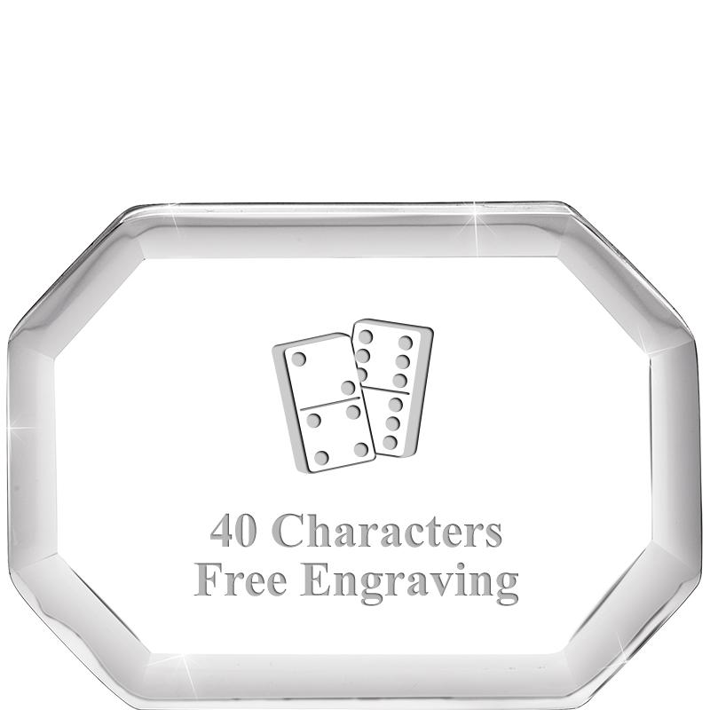 2-1/2" BEVELED OCTAGON PWEIGHT