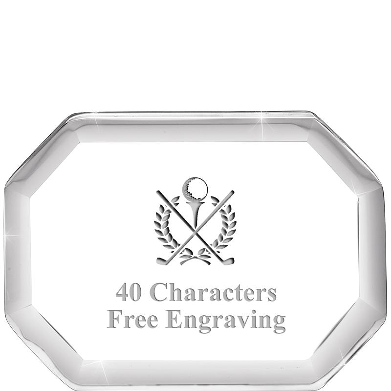 2-1/2" BEVELED OCTAGON PWEIGHT