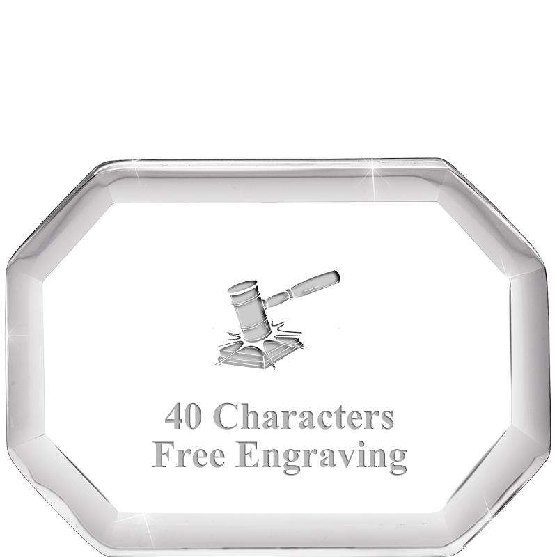 2-1/2" BEVELED OCTAGON PWEIGHT