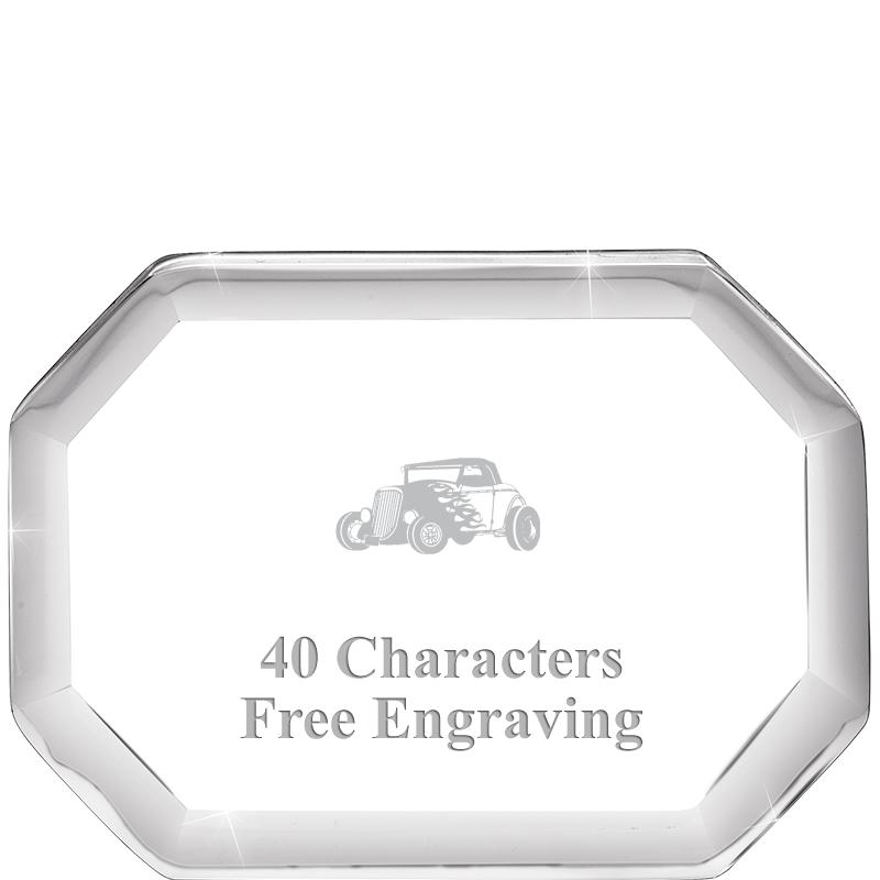 2-1/2" BEVELED OCTAGON PWEIGHT