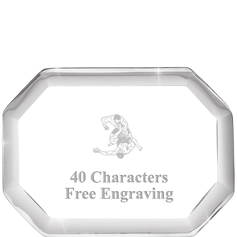 2-1/2" BEVELED OCTAGON PWEIGHT