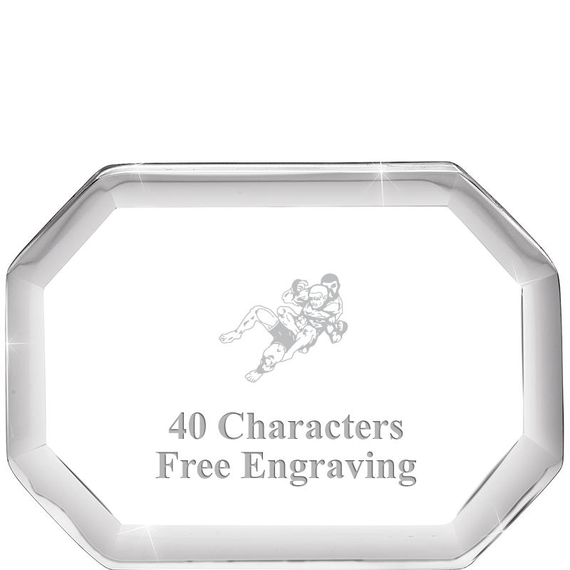 2-1/2" BEVELED OCTAGON PWEIGHT