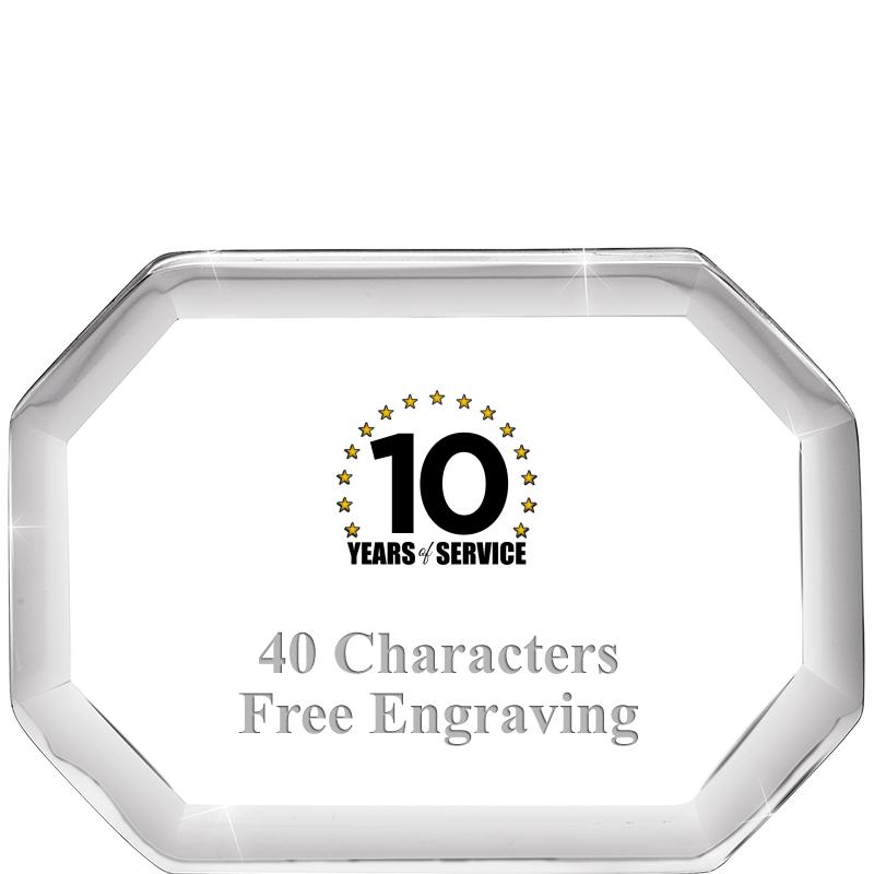 2-1/2" BEVELED OCTAGON PWEIGHT