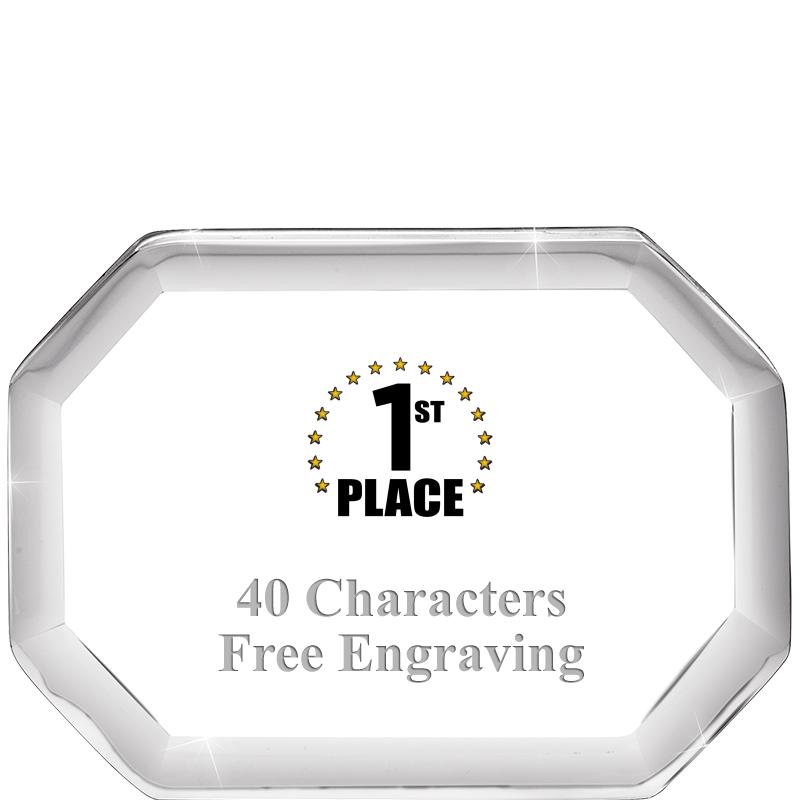 2-1/2" BEVELED OCTAGON PWEIGHT