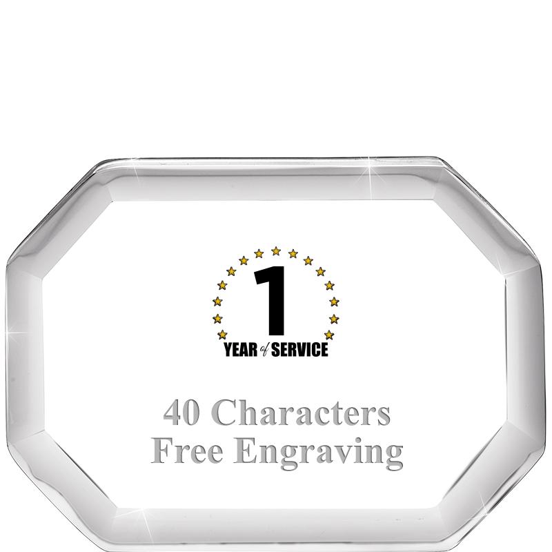 2-1/2" BEVELED OCTAGON PWEIGHT