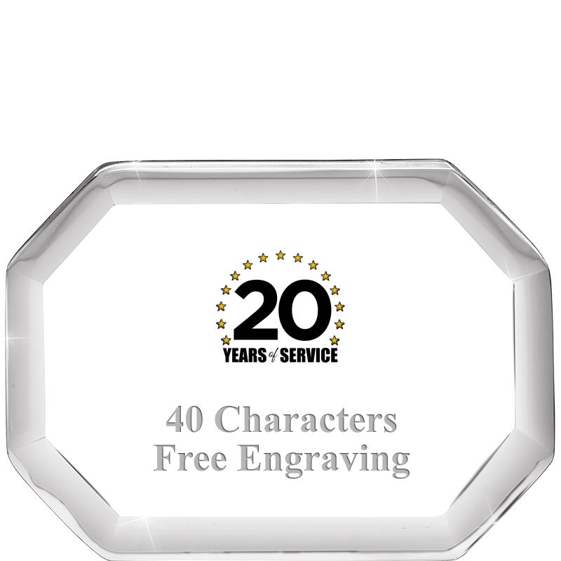 2-1/2" BEVELED OCTAGON PWEIGHT