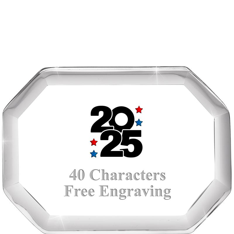 2-1/2" BEVELED OCTAGON PWEIGHT