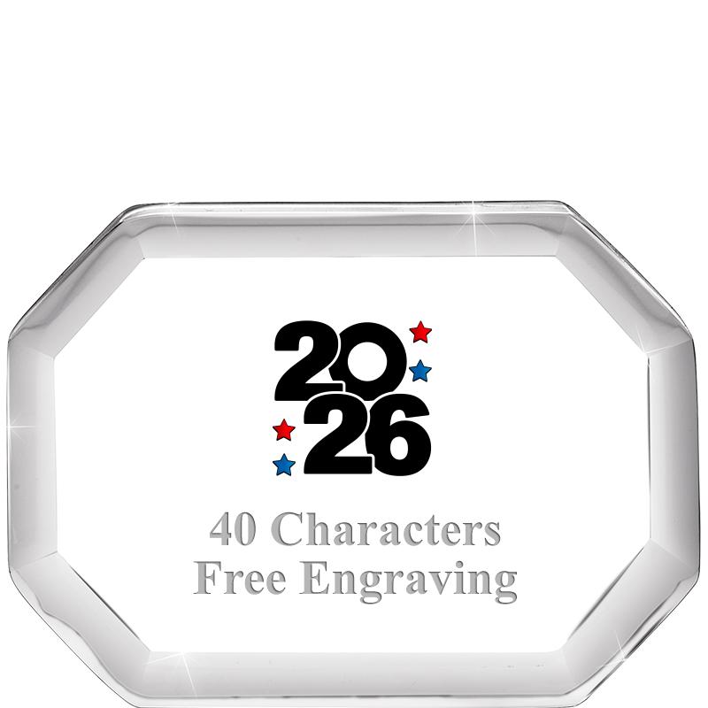 2-1/2" BEVELED OCTAGON PWEIGHT