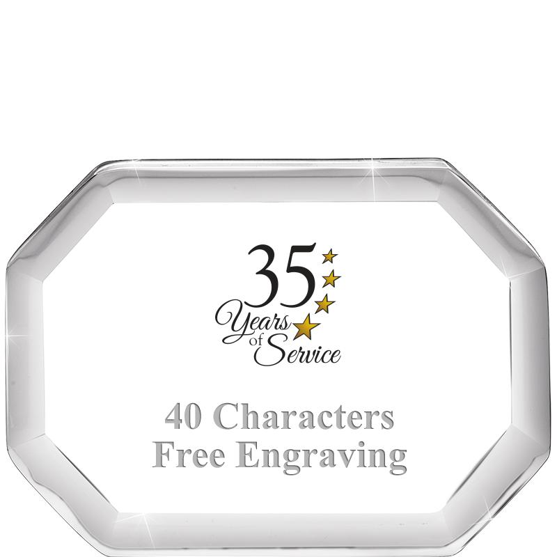 2-1/2" BEVELED OCTAGON PWEIGHT