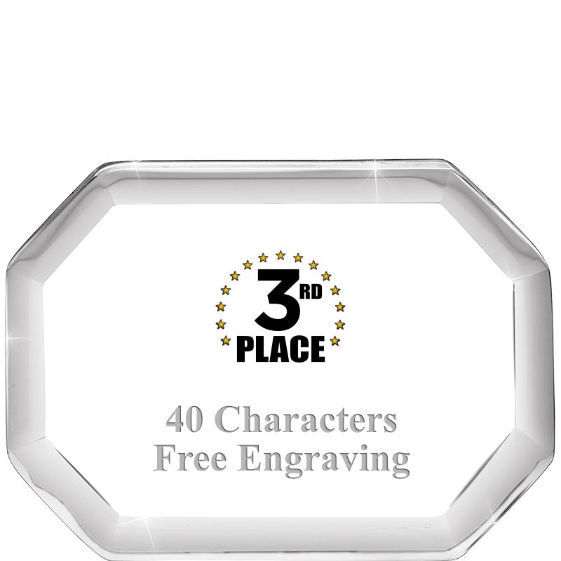 2-1/2" BEVELED OCTAGON PWEIGHT