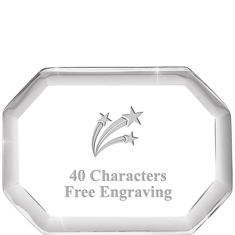 2-1/2" BEVELED OCTAGON PWEIGHT