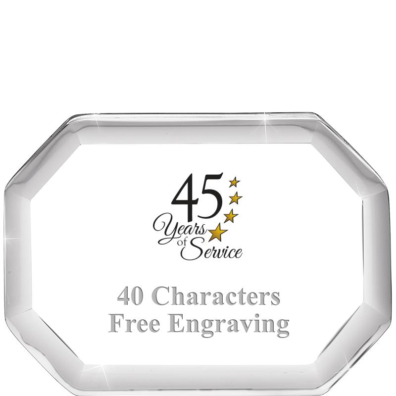 2-1/2" BEVELED OCTAGON PWEIGHT