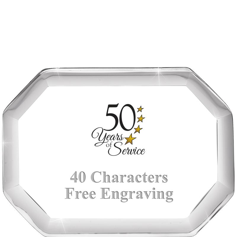 2-1/2" BEVELED OCTAGON PWEIGHT