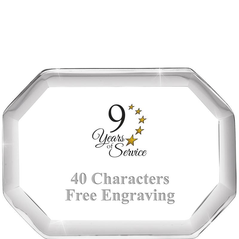 2-1/2" BEVELED OCTAGON PWEIGHT