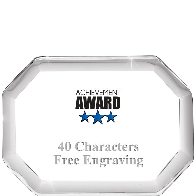 2-1/2" BEVELED OCTAGON PWEIGHT