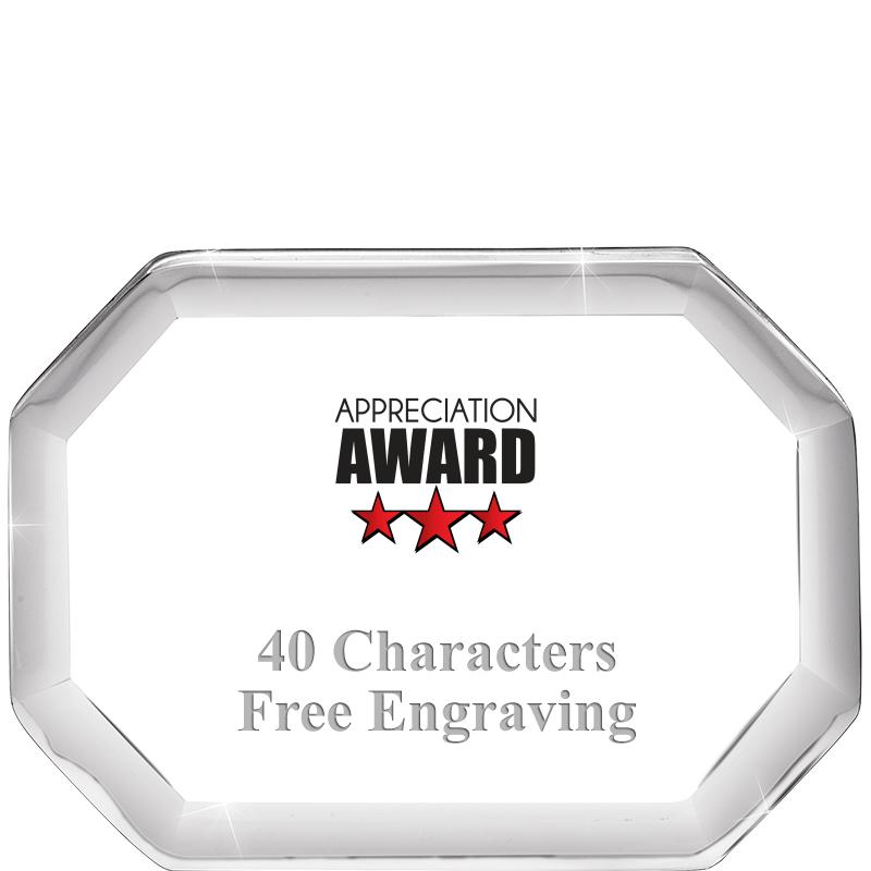 2-1/2" BEVELED OCTAGON PWEIGHT