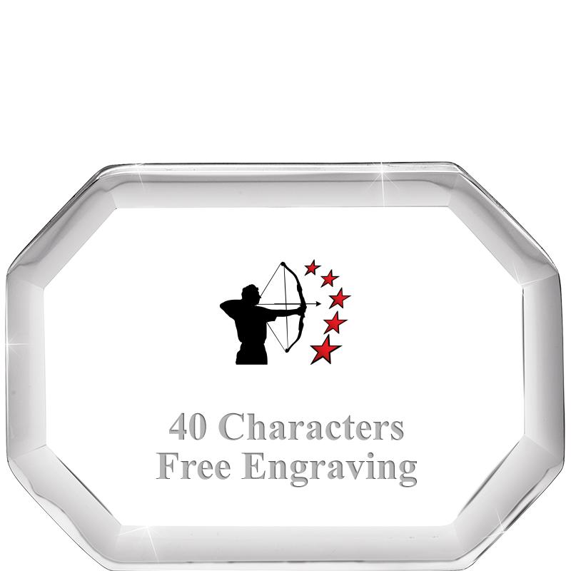 2-1/2" BEVELED OCTAGON PWEIGHT