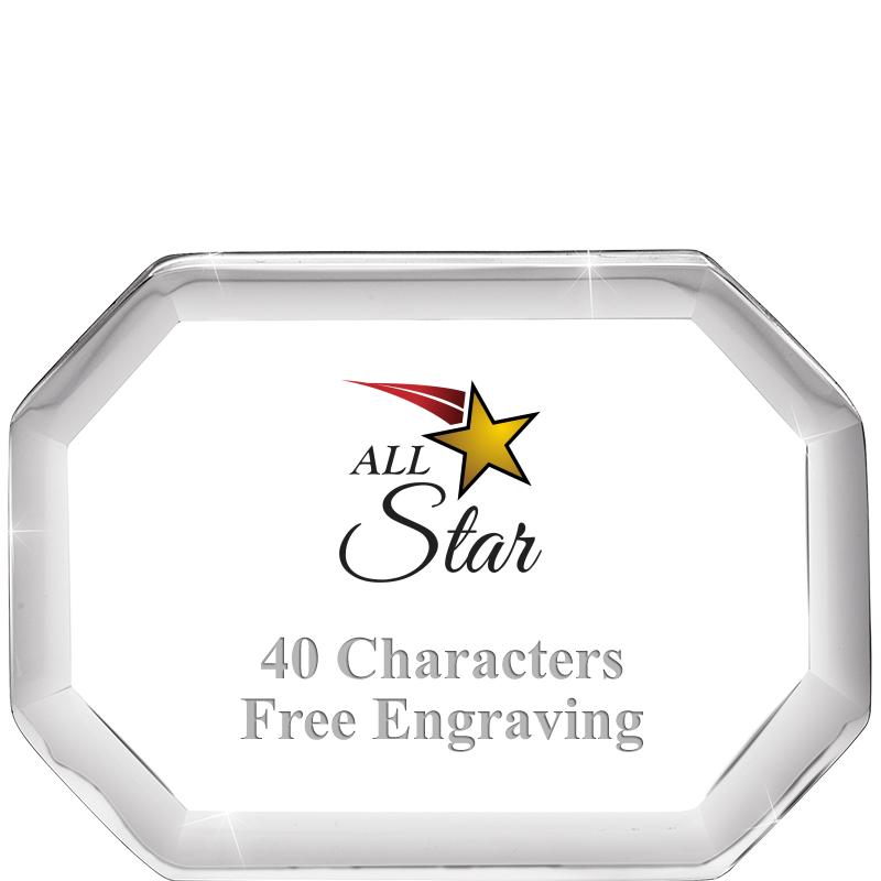 2-1/2" BEVELED OCTAGON PWEIGHT