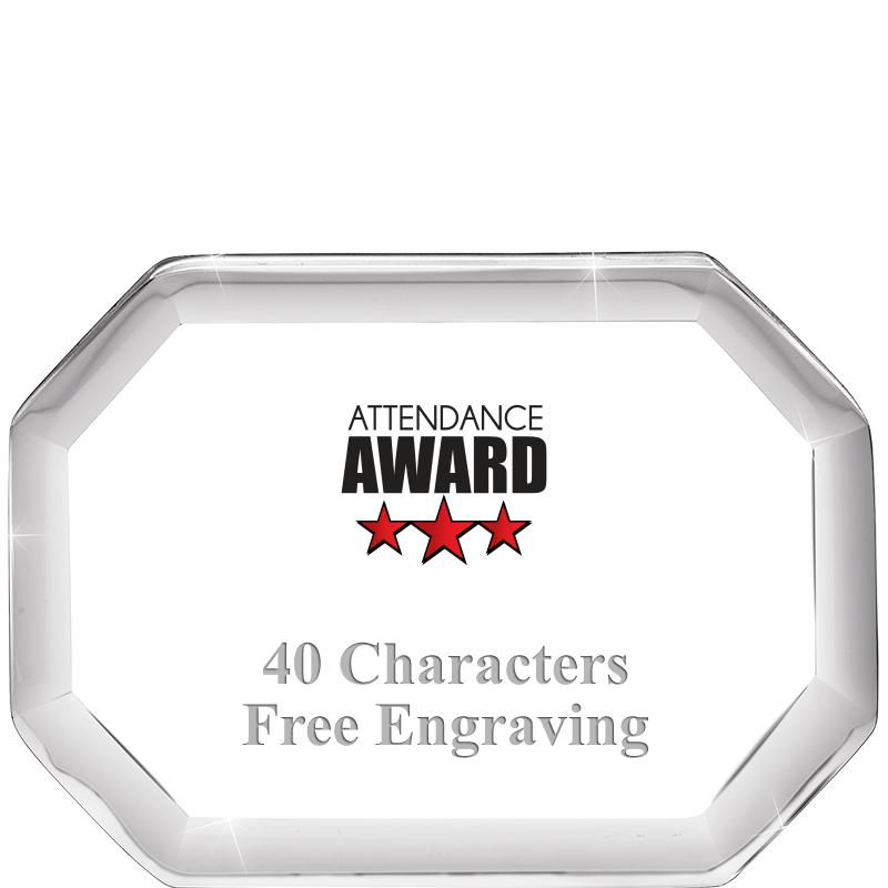 2-1/2" BEVELED OCTAGON PWEIGHT