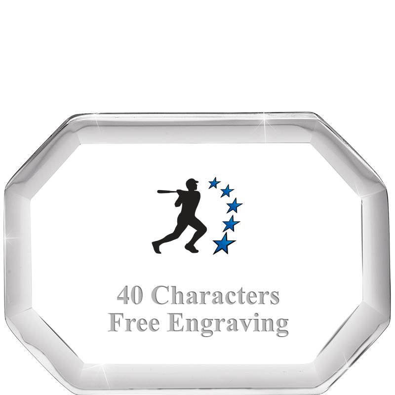 2-1/2" BEVELED OCTAGON PWEIGHT