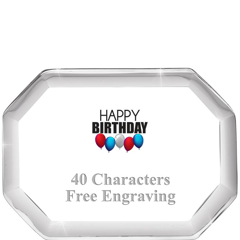 2-1/2" BEVELED OCTAGON PWEIGHT