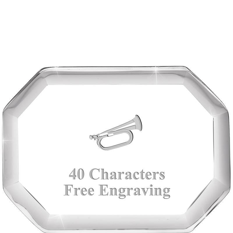 2-1/2" BEVELED OCTAGON PWEIGHT