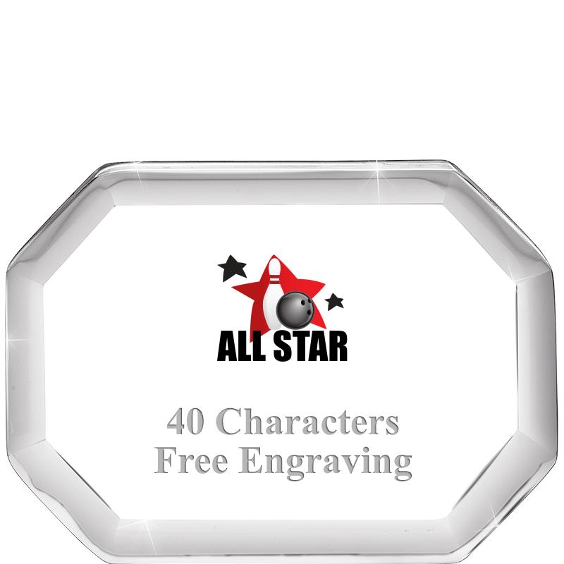 2-1/2" BEVELED OCTAGON PWEIGHT